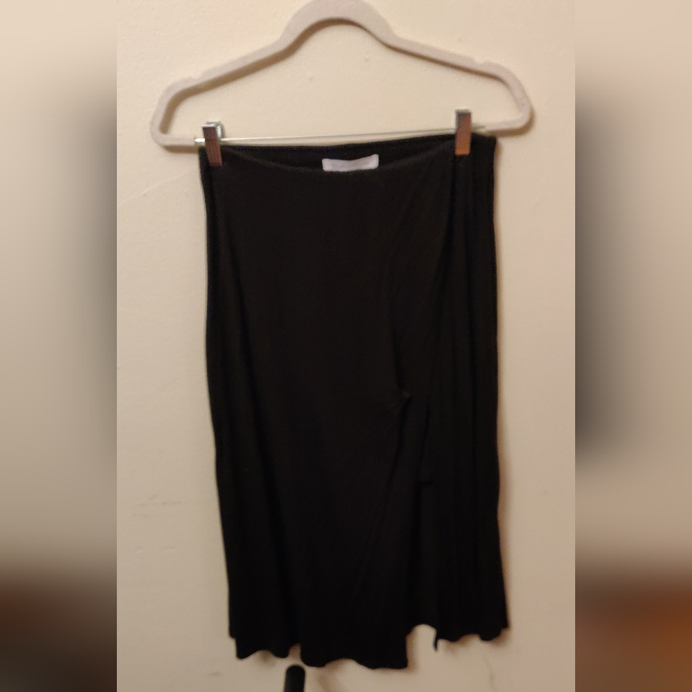 BCBGeneration Classic Black Midi/Maxi Skirt Overlay
